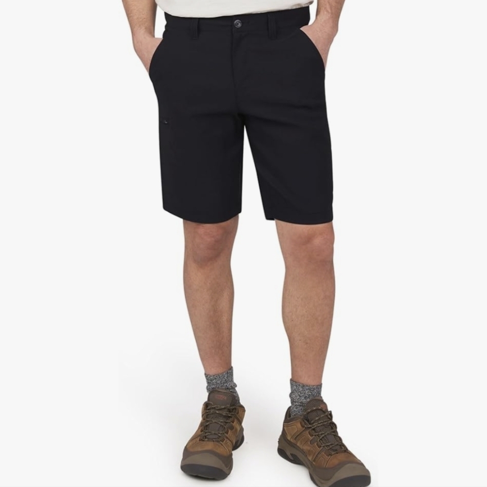 Weatherproof Vintage Hybrid Black Shorts w/ Zipper Pockets - Size 34